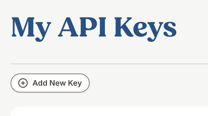 BambooHR Add New Key
