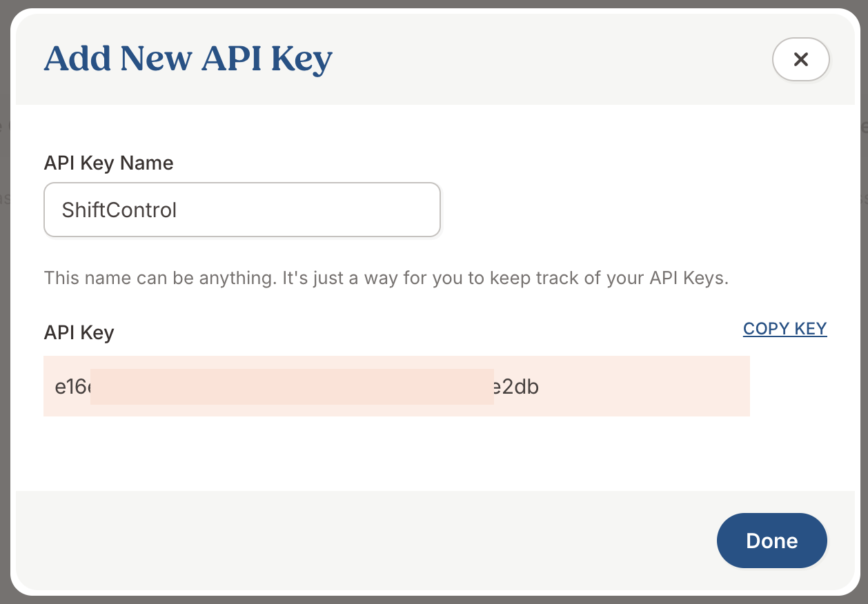 BambooHR Copy API Key